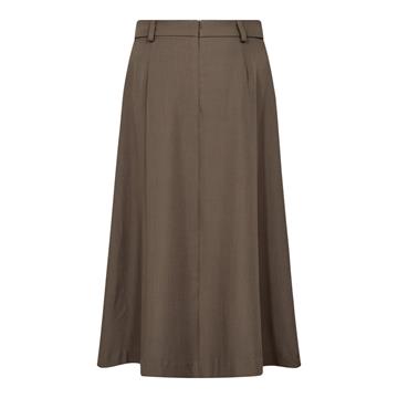 Co\' Couture - Luna Pocket Pleat Skirt - Walnut