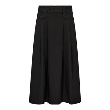 Co' Couture - Luna Pocket Pleat Skirt - Black