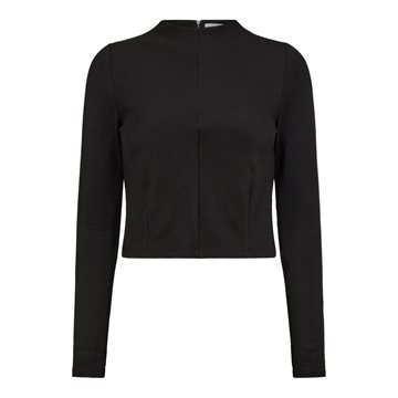 Co'Couture - Pica Crop Blouse - Sort