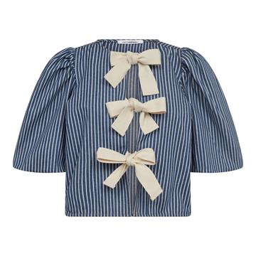 Co' Couture - Billy Milkboy Bow Blouse - Denim Blue