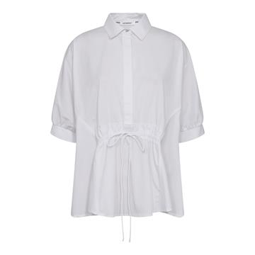 Co' Couture - Cotton Crisp Wing Blouse - White