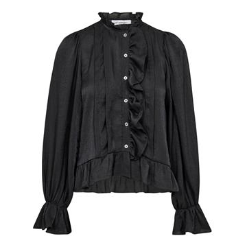 Co' Couture - Melina Frill Shirt - Antracit