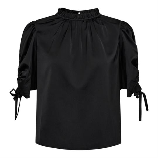 Co\' Couture - Adna Puff Blouse - Black