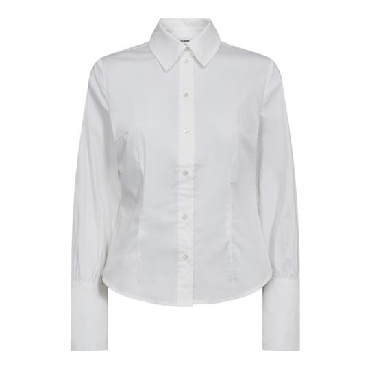 Co\' Couture - Sanna Pearl Cuff Shirt - White 