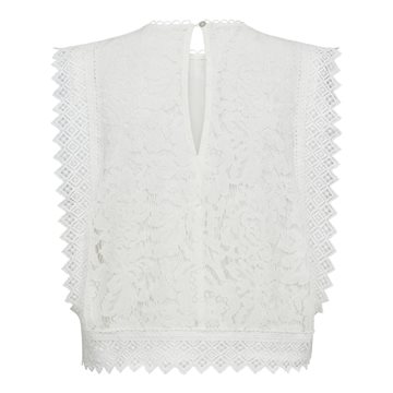 Co\' Couture - Lana Lace Top - White
