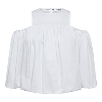 Co' Couture - Sanna Balloon Blouse - White