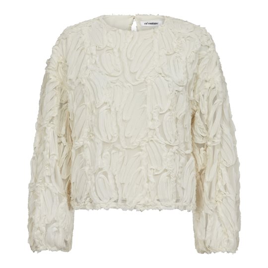 Co\' Couture - Shania Fluffy Blouse - Off White