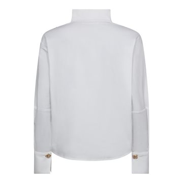 Co\' Couture - Sanna Asym Button Blouse - White