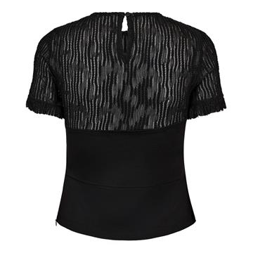 Co\' Couture - Colton Lace Mix Top - Black