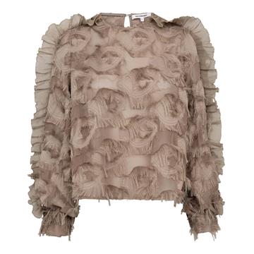 Co' Couture - Syra Structure Blouse - Walnut