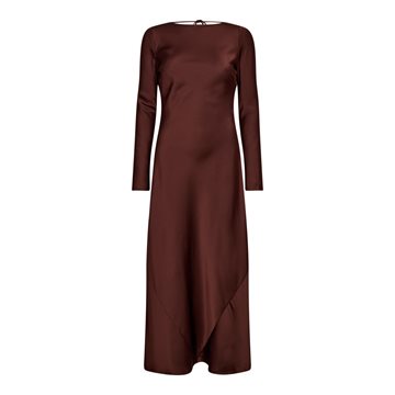 Co\' Couture - Safira Waterfall Back Dress - Dark Brown