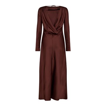 Co\' Couture - Safira Waterfall Back Dress - Dark Brown