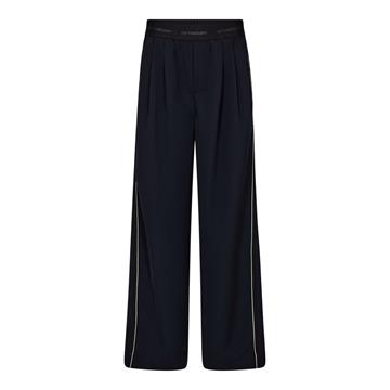 Co' Couture - Amina Split Panel Pant - Navy