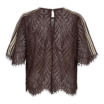 Co\' Couture - Leti Lace Blouse - Dark Brown