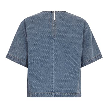 Co\' Couture - Lova Denim Blouse - Denim Blue