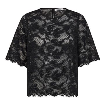 Co' Couture - Lanny Lace Blouse - Black