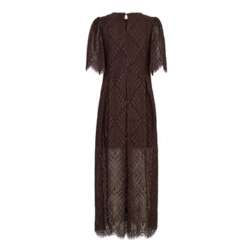Co\' Couture - Leti Lace Maxi Dress - Dark Brown