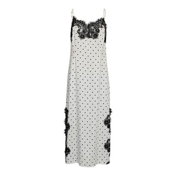 Co\' Couture - Ameli Dot Lace Strap Dress - Off White