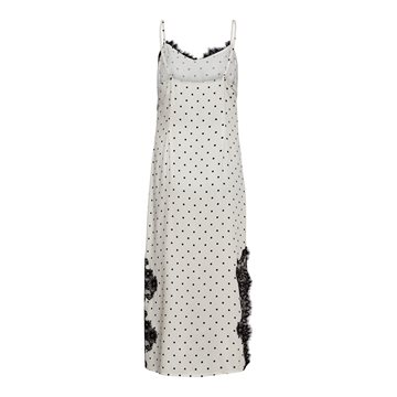 Co\' Couture - Ameli Dot Lace Strap Dress - Off White
