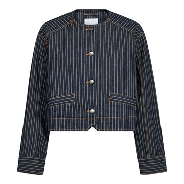Co' Couture - Sigga Stripe Jacket - Denim Blue