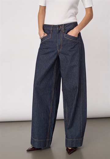 Co\' Couture - Sigga Stripe Pant - Denim Blue
