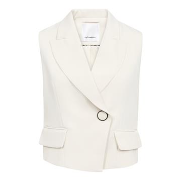 Co' Couture -Alini Wrap Vest - Bone 