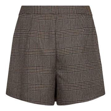 Co\' Couture - Veya Check Wrap Skort - Brown