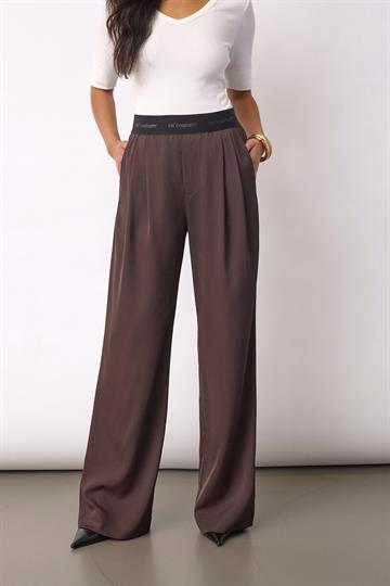 Co\' Couture - Alini Logo Pant - Dark Brown