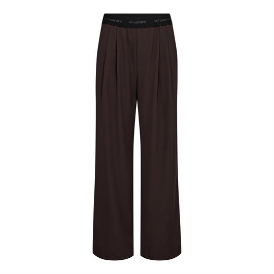 Co' Couture - Alini Logo Pant - Dark Brown