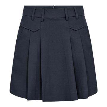 Co' Couture - Luna Pocket Pleat Mini Skirt - Navy