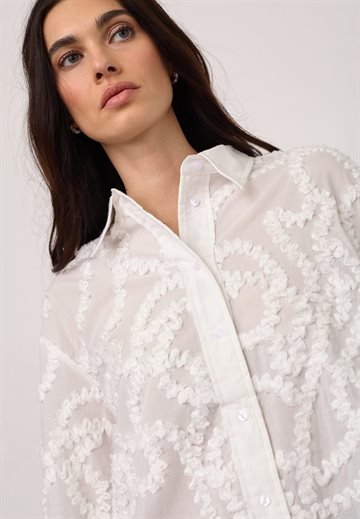 Co\' Couture - Brynn Structure Shirt - White