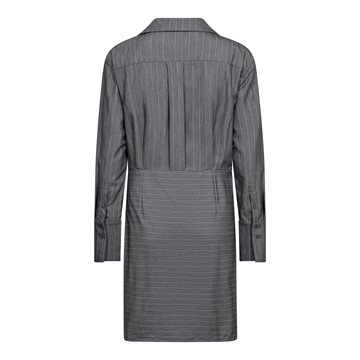 Co\' Couture - Lyvia Pin Wrap Dress - Mid Grey