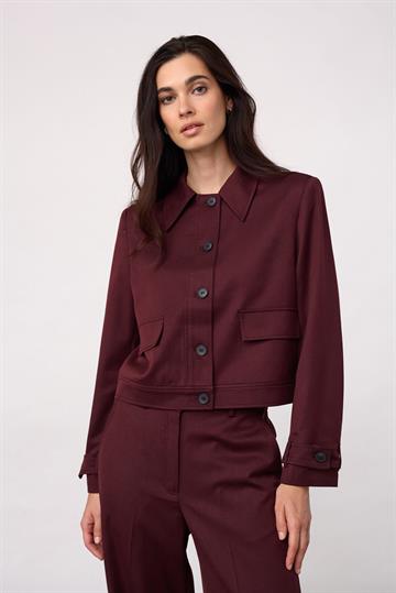 Co\' Couture - Terry Jacket - Wine Red