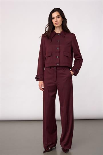 Co\' Couture - Terry Jacket - Wine Red