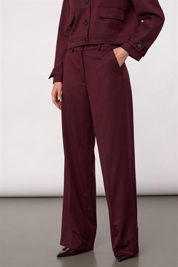 Co\' Couture - Terry Pant - Wine Red