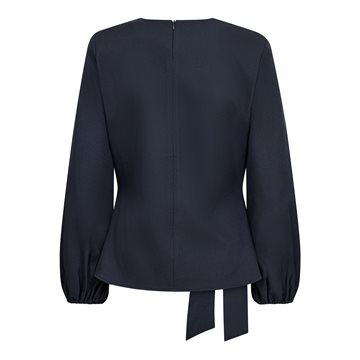 Co\' Couture - Luna Tie Blouse - Navy