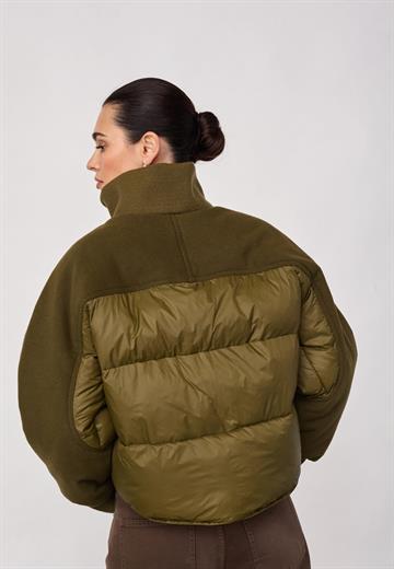 Co\' Couture - Samia Puffer Mix Jacket - Army