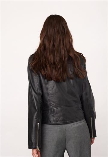Co\' Couture - Phoebe Leather Biker Jacket - Black