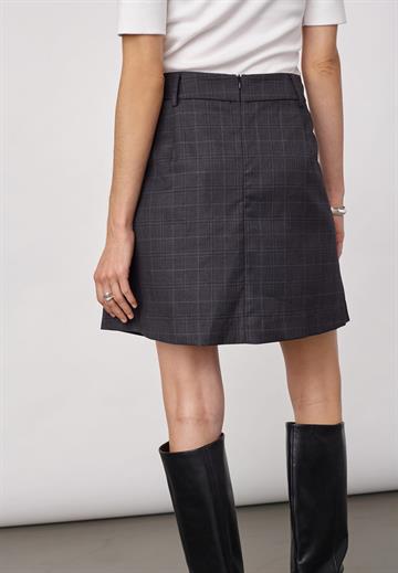 Co\' Couture - Elora Pocket Pleat Mini Skirt - Dark Grey
