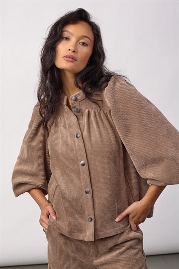 Co\' Couture - Daisy Cord Shirt - Walnut