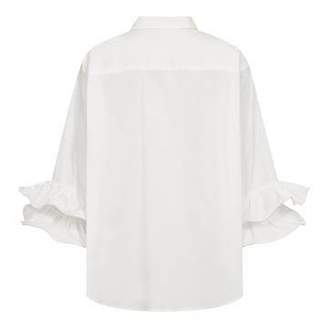 Co\' Couture - Halen Flare Shirt - White