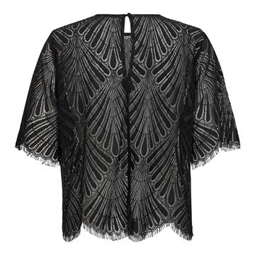 Co\' Couture - Leti Lace Blouse - Black
