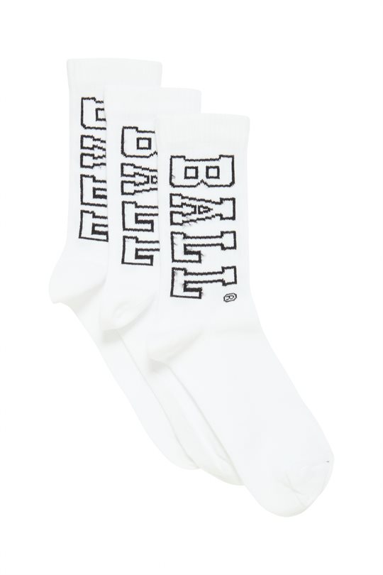 Ball - 3-Pack Socks - Hvid