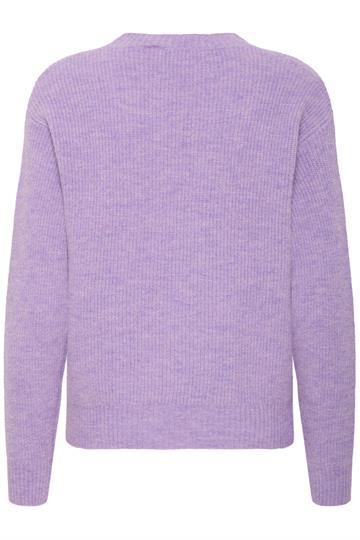 Ball - Stacy Rib Logo Pullover - Purple Rose