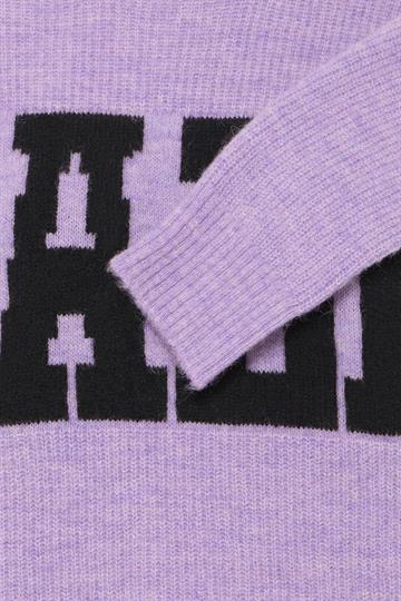 Ball - Stacy Rib Logo Pullover - Purple Rose