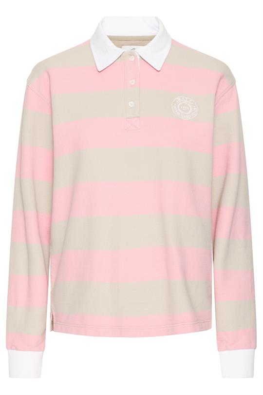 Ball - Zambrotta Ls Polo - Pink Dolphin