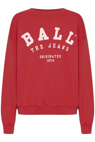 Ball - Maldini Crew Neck Sweat - Chinese Red