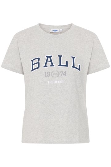 Ball - Satino T-Shirt - Medium Grey Melange