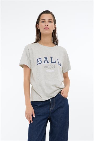 Ball - Satino T-Shirt - Medium Grey Melange