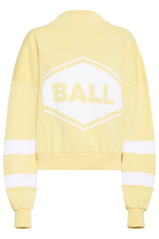 Ball - Fossati High Collar Sweat - Lemon Meringue